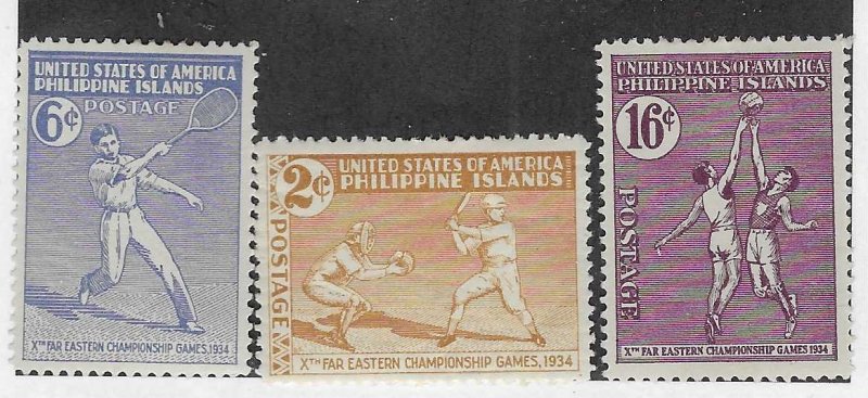 Philippines #380-382 Championship Games   (MNH) CV$2.25