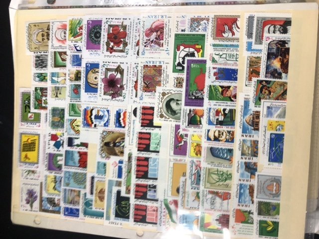 Worldwide Stamps On Stock Pages British Colonies & More