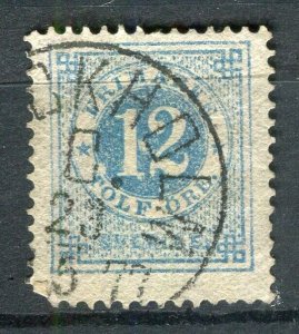 SWEDEN; 1870s early classic 'ore' issue used 12ore. value fair Postmark