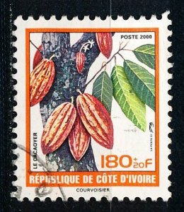 Ivory Coast #1074 Single Used