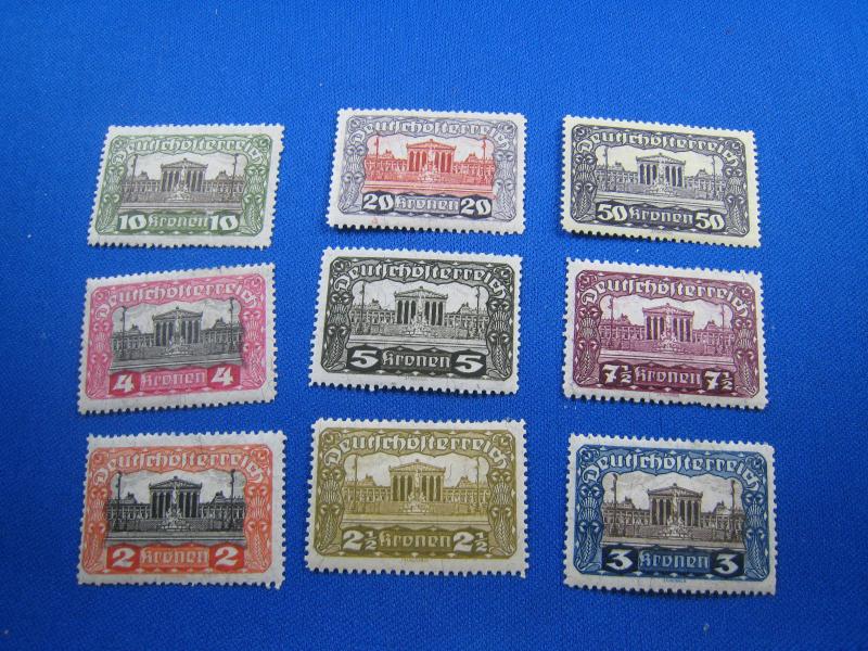 AUSTRIA  SCOTT #219-226, 224b      (msst3)