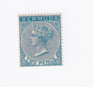 BERMUDA # 26 VF- MLH Q/VICTORIA 2p VERY NICE COLOUR