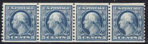 MOstamps - US Scott #496 Mint OG NH Strip of 4 - Lot # HS-C22