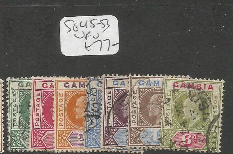 Gambia SG 45-51 VFU (7cqv)