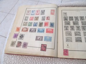 VEGAS - Battered 1928 Scott Album - OLD Stamps Incl China  >160 Photos! FE604