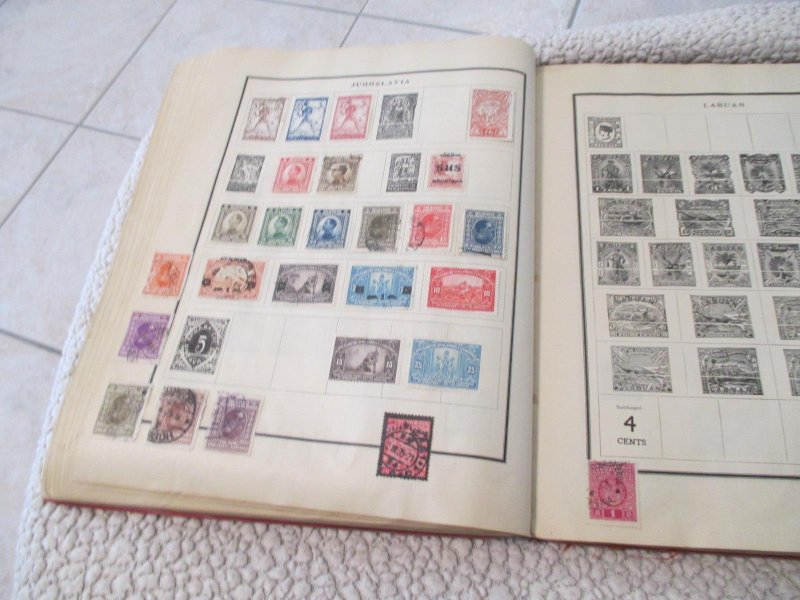 VEGAS - Battered 1928 Scott Album - OLD Stamps Incl China  >160 Photos! FE604