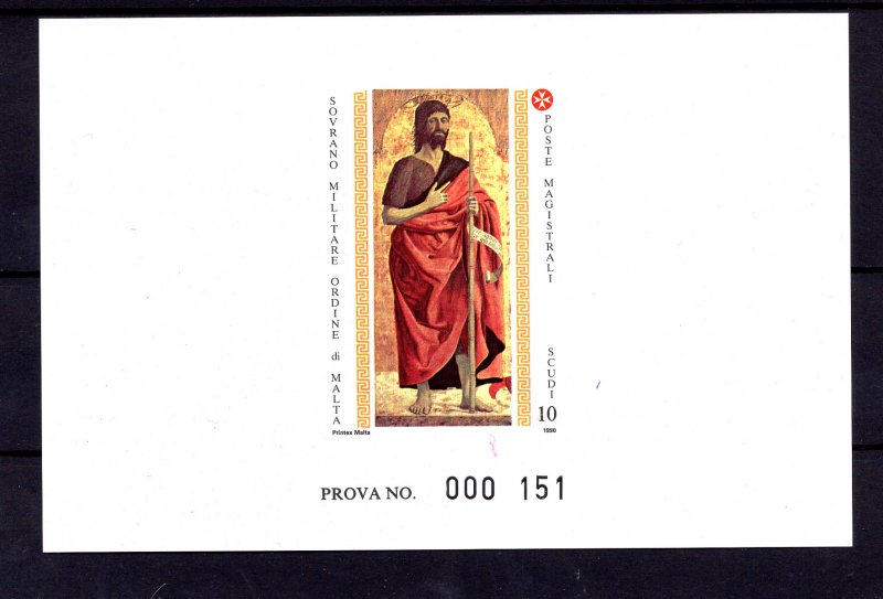 SMOM 1990 St. John the Baptist No. 338 Proof Print