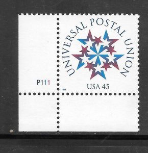 #3332 MNH Plate # Single