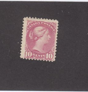 CANADA # 40 FVF-MLH 10cts SMALL QUEEN CAT VALUE $500