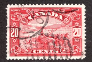 1929 Canada Sc #157 - Horses Farming / Harvesting Wheat - Used Cv $16