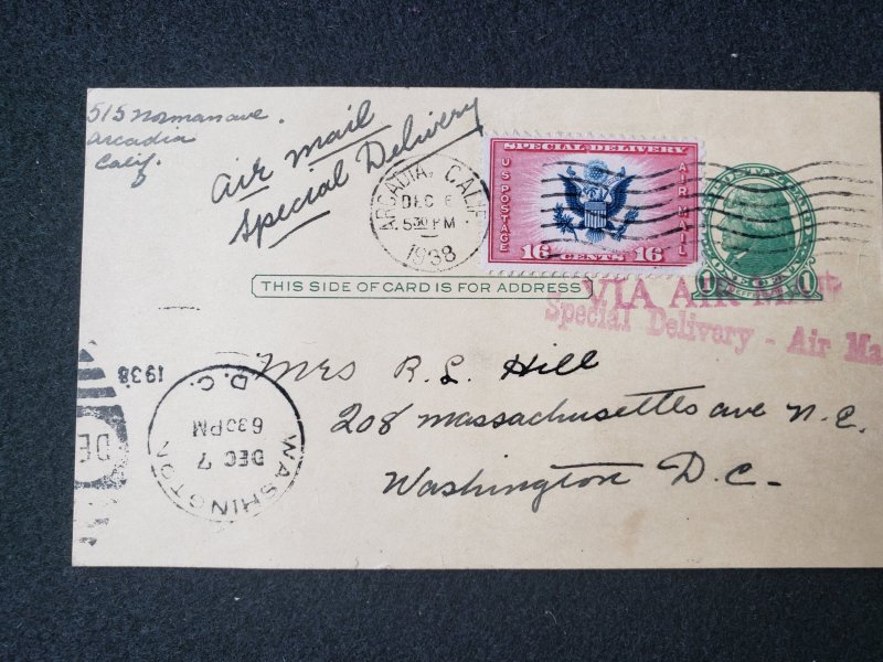 UX27. Jefferson, 1 cent, US Postal Cards.  Cancelled.VF cond.