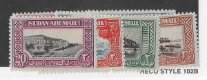 Sudan Sc #C35-C42   set of 8 airmails  NH VF