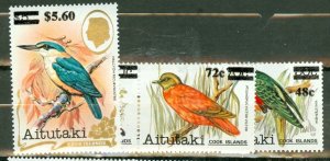 BO: Aitutaki 294a-306a pairs, 307-310 MNH, 311 mint CV $96; scan shows but a few