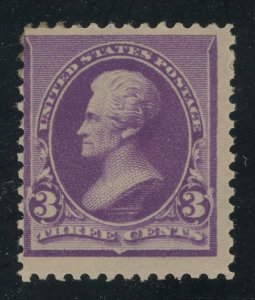 USA 221 - 3 cent Jackson - Fine mint hinged - Cat $55.00