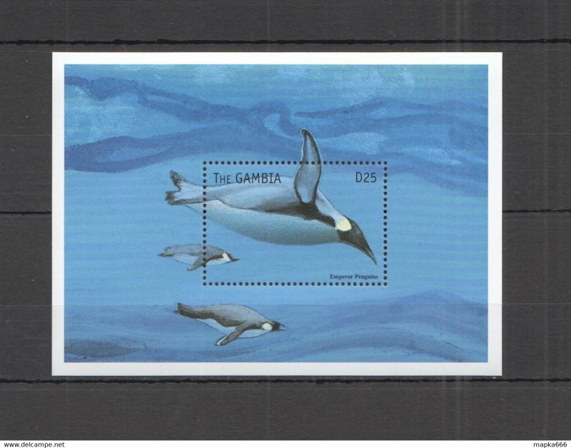 Gambia Fauna Birds Marine Life Emperor Penguins Galapagos Islands Bl ** Pm115