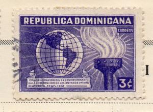 Dominican Republic 1938 Early Issue Fine Used 3c. 272693