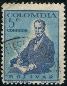Colombia Sc#701 Used (Co)