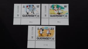 Guernsey 1989 EUROPA Stamps - Children's Games Mint