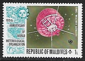 Maldive Islands # 464 - Tyros Weather Satellite - MNH.....(BRN18)