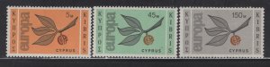 CYPRUS  262-264 MINT HINGED  SET