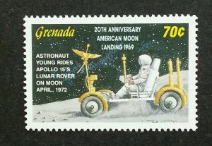 Grenada Space 1972 Moon Landing Astronomy Astronaut (stamp) MNH
