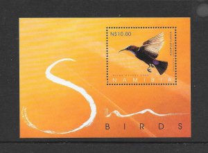 BIRDS - NAMIBIA #1059 AMETHYST SUNBIRD S/S MNH