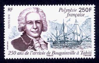 French Polynesia Sc# 1208 MNH 250th Anniversary of Arrival of Bougainville