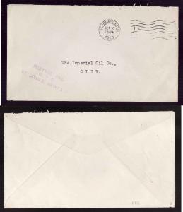 Newfoundland cover #14140 - Postage Paid cancel - PP5 - Postage Paid/