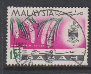 Malaysia Sabah Sc#22 Used