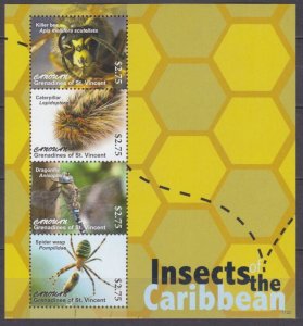 2011 St Vincent Grenadines Canouan 221-224KL Insects - Spiders 9,00 €