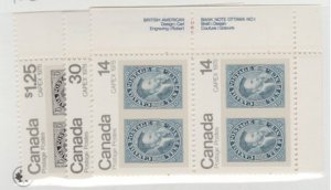 Canada Scott #754-755-756 Stamp - Mint NH Folded Block - XYZ