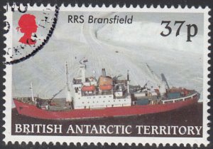 British Antarctic Territory 2000 used Sc #291 37p RRS Bransfield