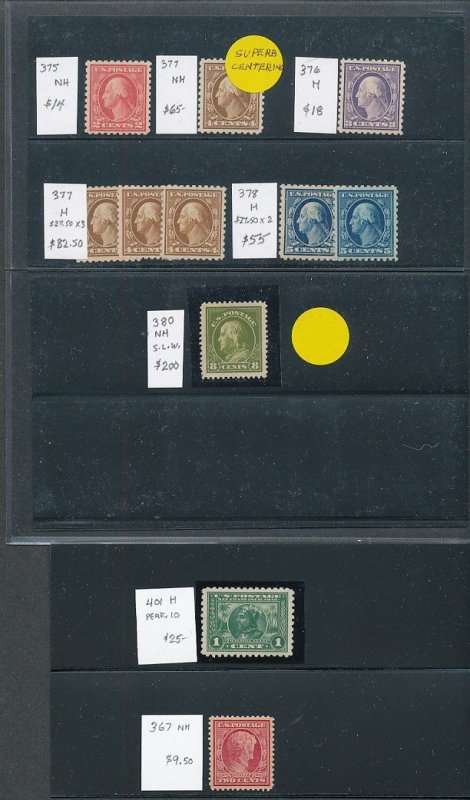 UNITED STATES – PREMIUM TURN OF THE 20th CENTURY SELECTION – 424040