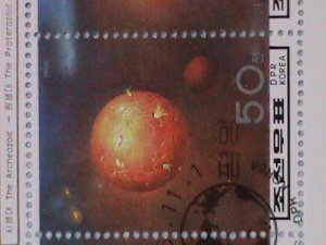 KOREA STAMP: 1996-COLORFUL KOREA SPACE CTO-NH MINI SHEET