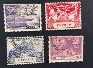 Cyprus Sc. #160-63 used