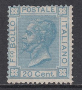 Italy Regno - Sassone n. 26L cv 4500$  MH*  20 cent Tirat. Londra