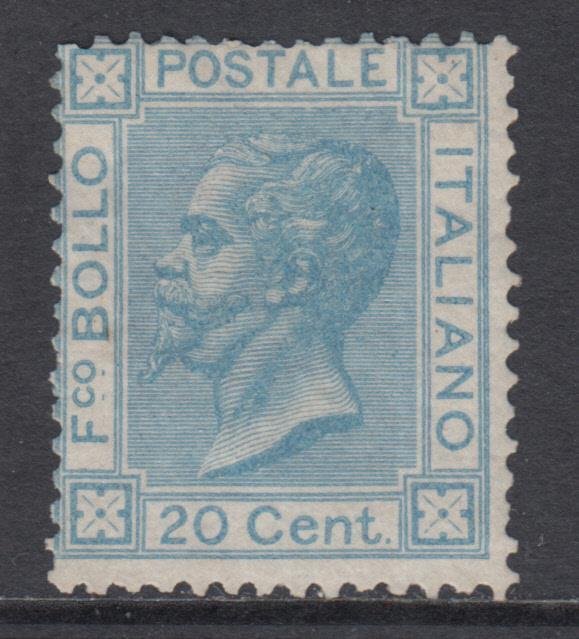 Italy Regno - Sassone n. 26L cv 4500$  MH*  20 cent Tirat. Londra