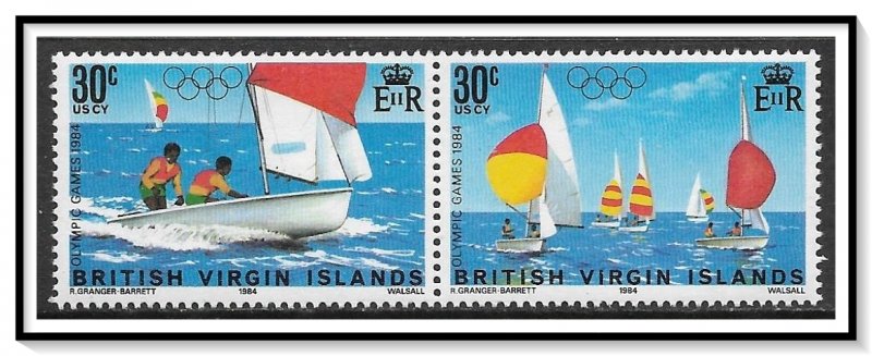 Virgin Islands #476a Olympics Pair MNH