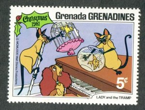 Grenada Grenadines #455 Mint Hinged Lady and the Tramp Disney single