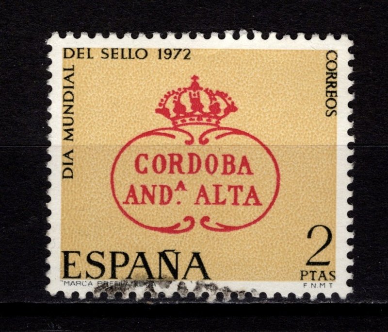 Spain 1972 World Stamp Day, 2p [Used]