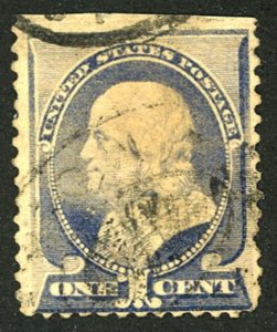 U.S. #134 USED CREASES