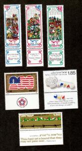 Israel # 593-598 Mint!