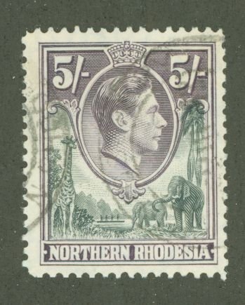 Northern Rhodesia #43 Used Single