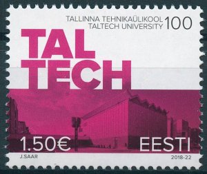 Estonia 2018 MNH Tallinn University Technology TALTECH 1v Set Education Stamps