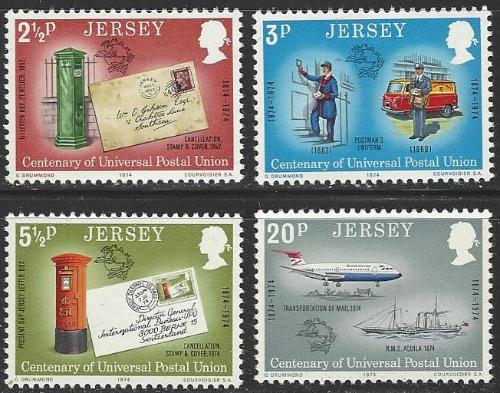 Jersey #99-102 MNH Full Set of 4 UPU