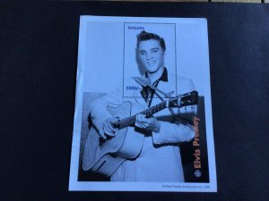 Elvis Presley Tanzania slightly creased   Stamps Sheet R38473