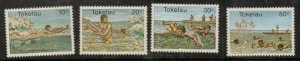 TOKELAU SG73/76 1980 WATER SPORTS MNH