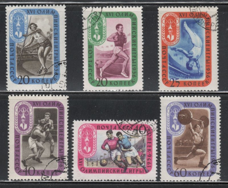 Russia #1968-73 ~ Cplt Set of 6 ~ 16th Olympic Games ~ CTO, MX  (1957)
