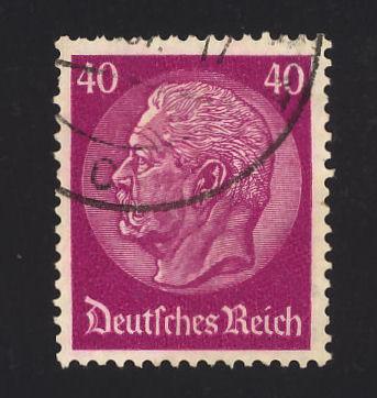 Germany Sc# 427 40pf Pres von Hindenburg used