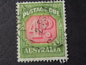 AUSTRALIA # J75-USED---POSTAGE DUE---1952